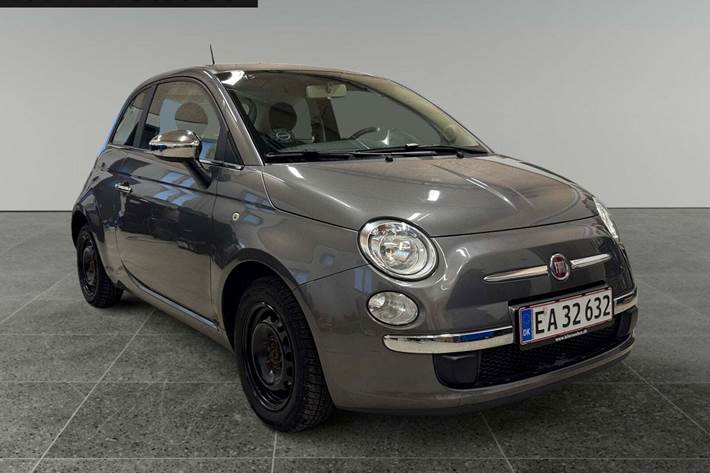 Grå Fiat 500 fra 2016