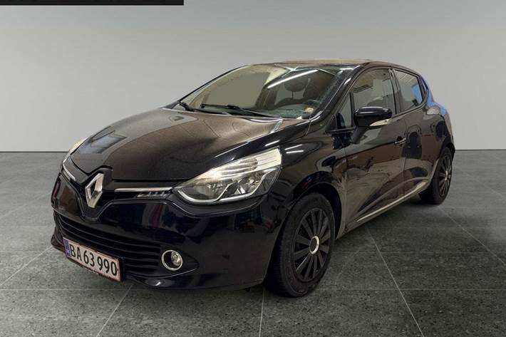 Sort Renault Clio IV fra 2015 set udefra