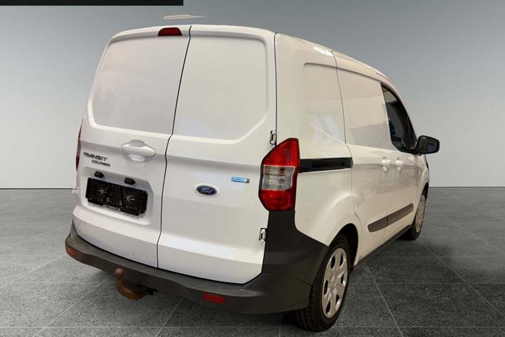 Hvid Ford Transit Courier fra 2017