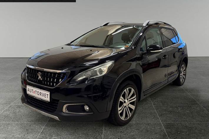 Sort Peugeot 2008 fra 2017 set udefra