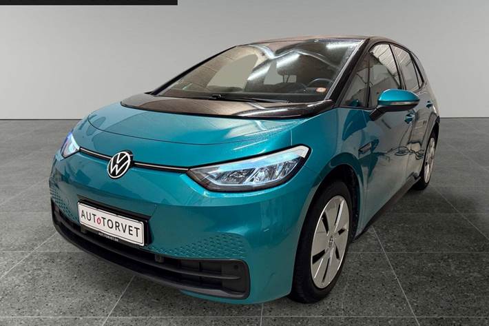 Turquoise VW ID.3 fra 2022 set udefra
