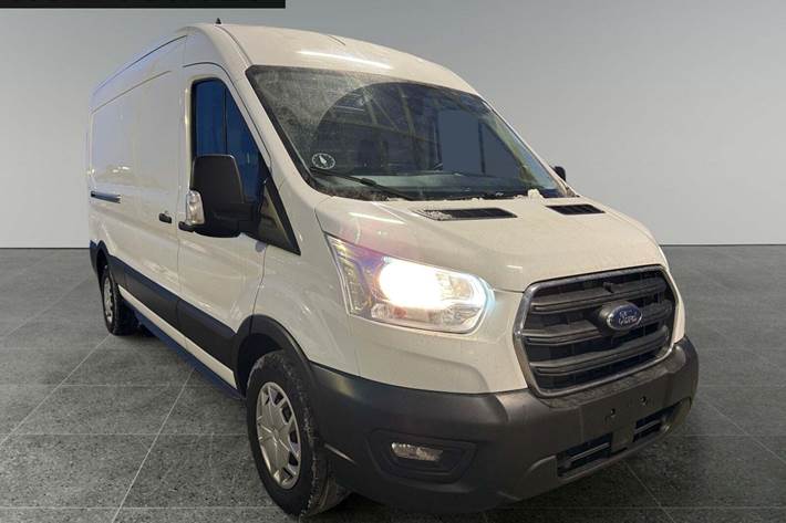 Hvid Ford Transit Custom 300L fra 2021
