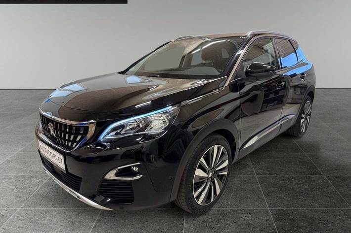 Sort Peugeot 3008 fra 2019 set udefra