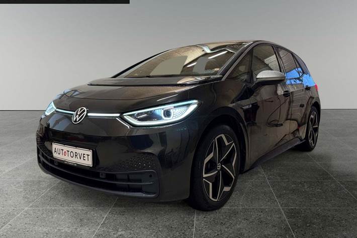 Grå VW ID.3 fra 2020 set udefra