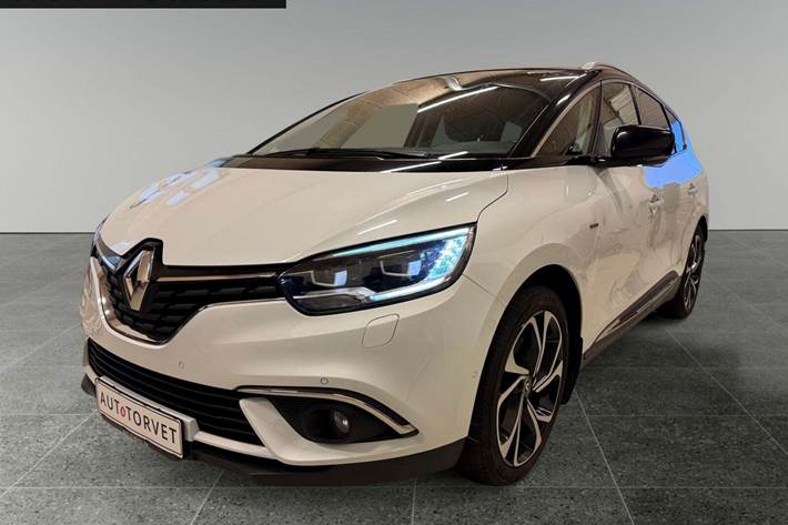 Hvid Renault Grand Scenic IV fra 2018 set udefra