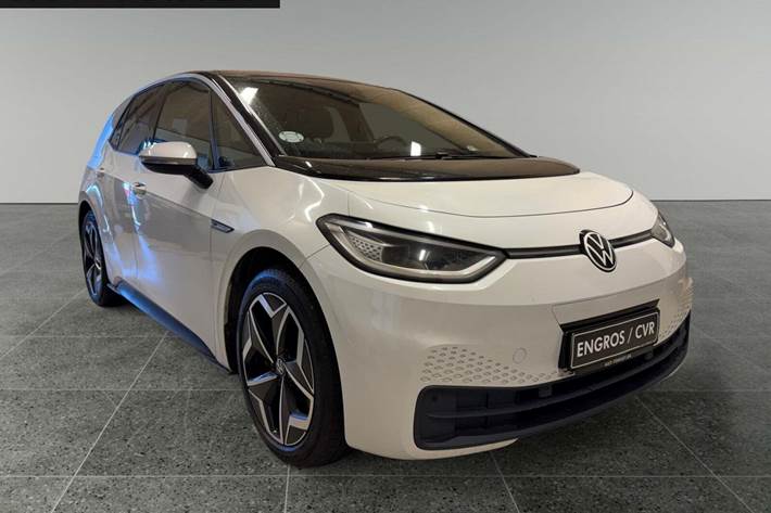 Hvid VW ID.3 fra 2020