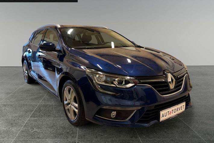 Blå Renault Megane IV fra 2018