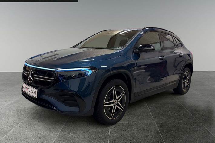 Blå Mercedes EQA250 fra 2023