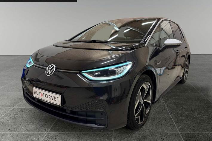 Grå VW ID.3 fra 2021 set udefra