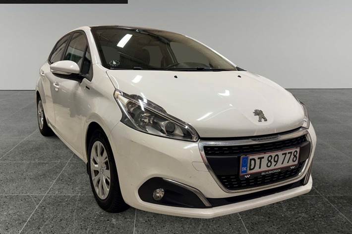 Hvid Peugeot 208 fra 2018