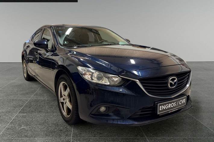 Blå Mazda 6 fra 2016