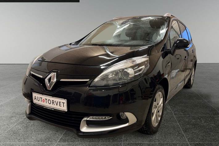 Sort Renault Grand Scenic III fra 2016 set udefra