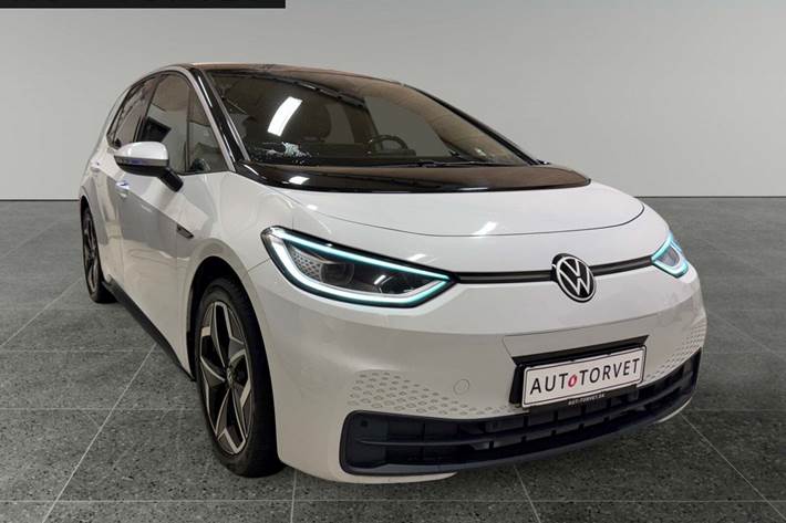 Hvid VW ID.3 fra 2021