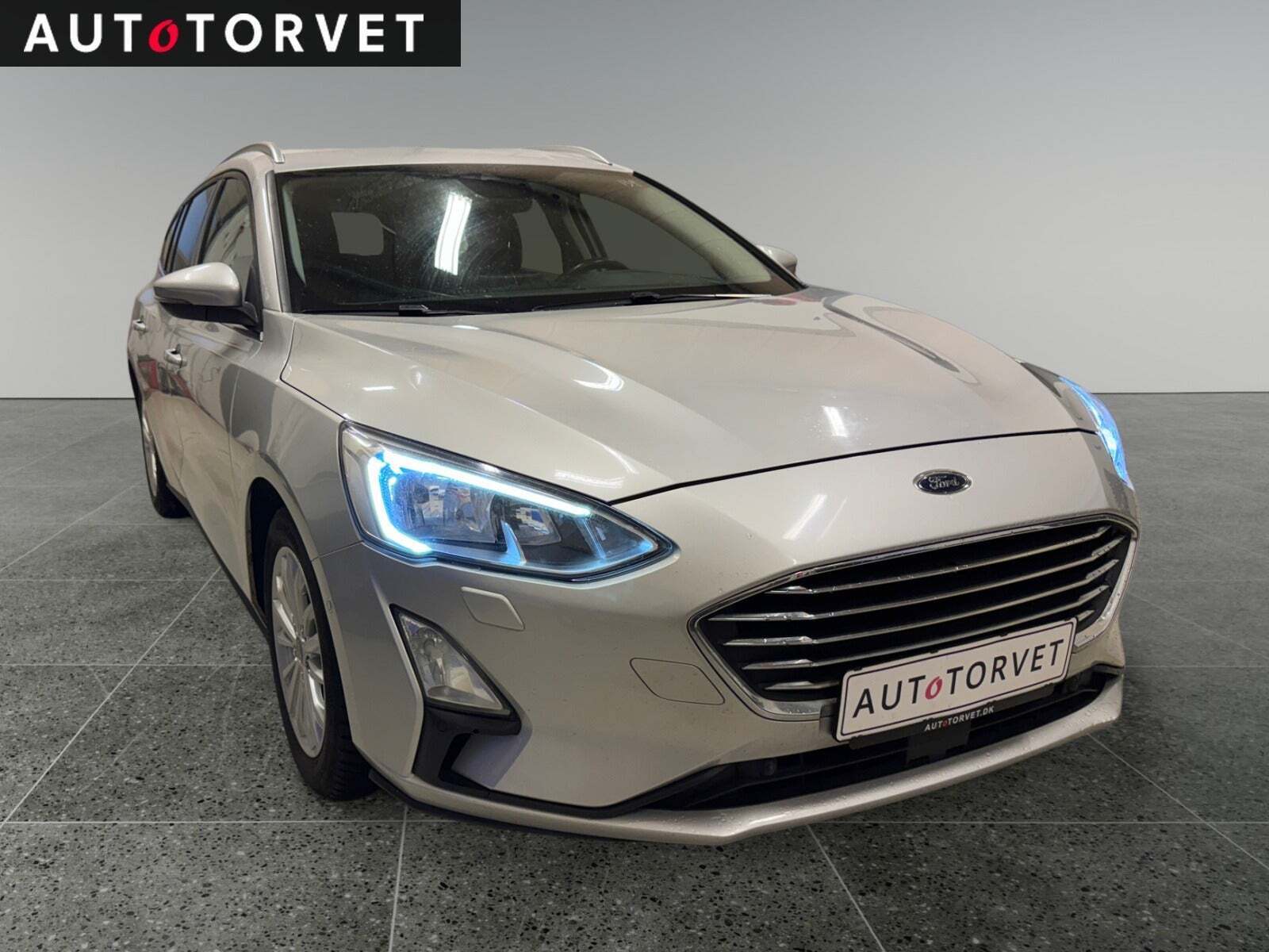 Sølv Ford Focus fra 2019