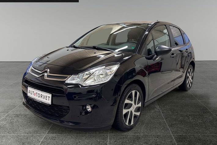 Sort Citroën C3 fra 2014 set udefra