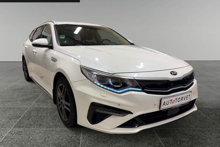 Hvid Kia Optima fra 2019