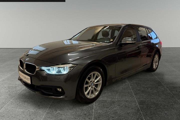 Grå BMW 320d fra 2016 set udefra