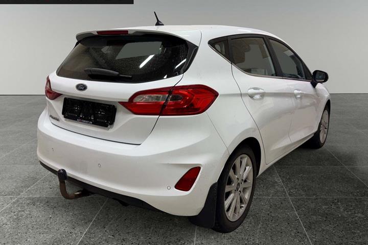 Hvid Ford Fiesta fra 2017