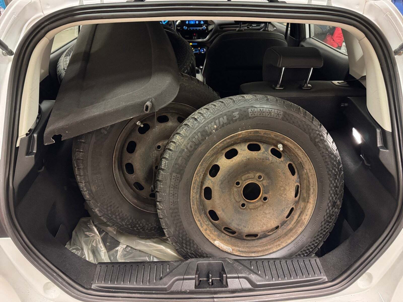 Hvid Ford Fiesta fra 2017