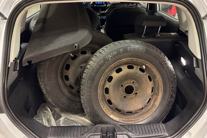 Hvid Ford Fiesta fra 2017