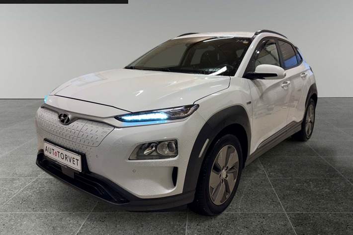 Hvid Hyundai Kona fra 2018