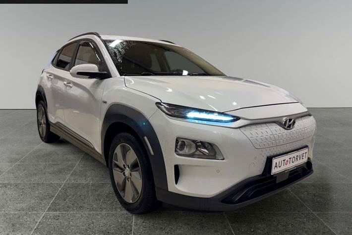 Hvid Hyundai Kona fra 2018
