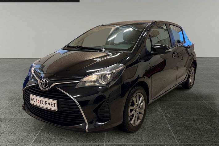 Sort Toyota Yaris fra 2014