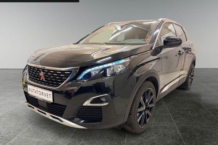 Sort Peugeot 3008 fra 2018 set udefra