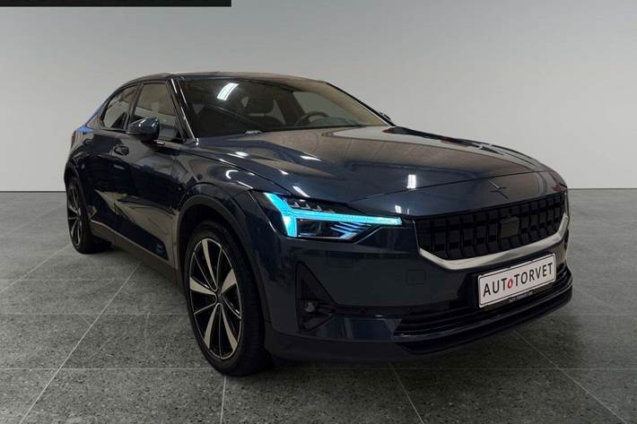 Blå Polestar 2 fra 2021
