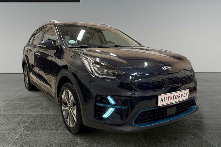 Blå Kia e-Niro fra 2019