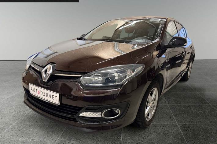 Brun Renault Megane III fra 2015 set udefra