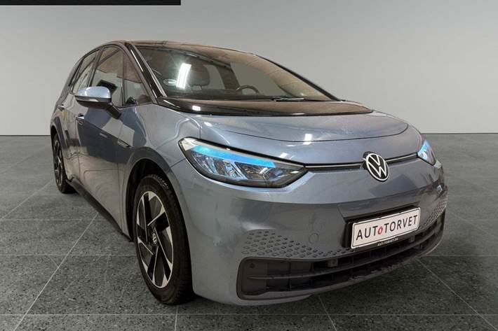 Blå VW ID.3 fra 2021