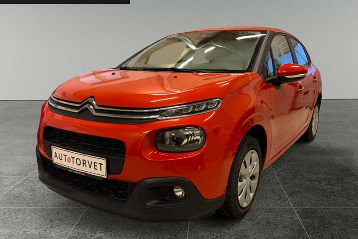 Orange Citroën C3 fra 2020 set udefra