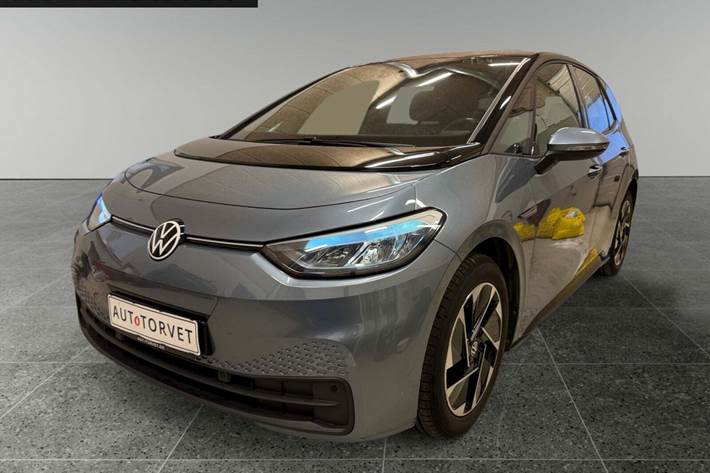 Blå VW ID.3 fra 2021