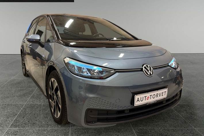 Blå VW ID.3 fra 2021