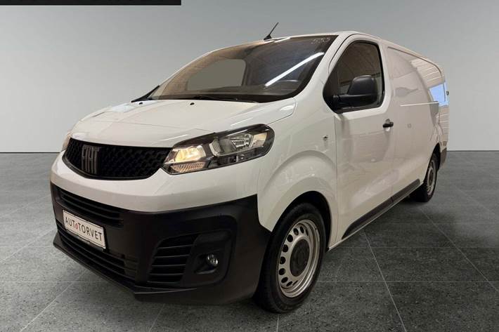 Hvid Fiat Scudo fra 2022 set udefra