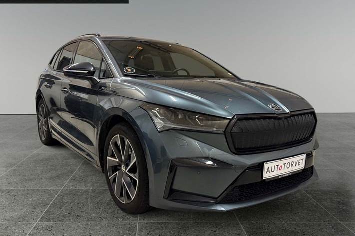 Grå Skoda Enyaq fra 2021