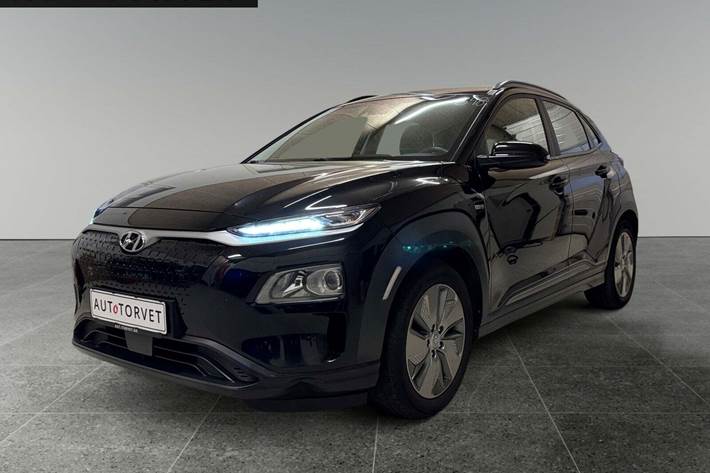 Sort Hyundai Kona fra 2021 set udefra