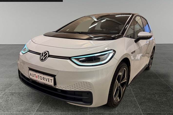 Hvid VW ID.3 fra 2021
