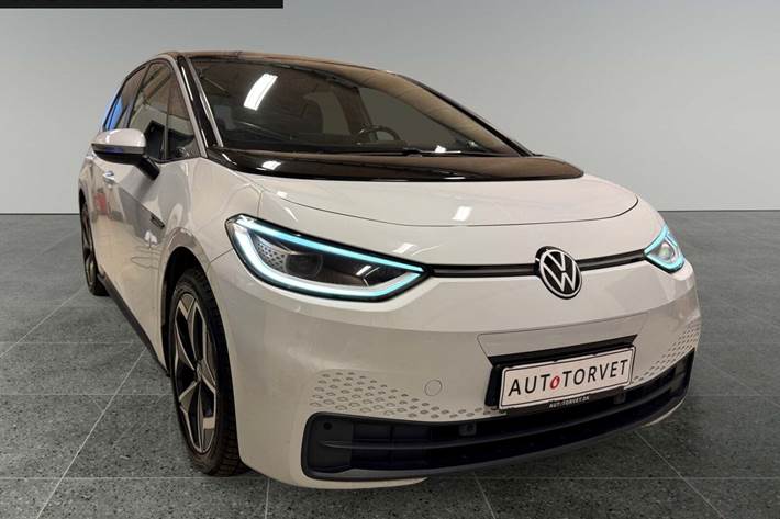 Hvid VW ID.3 fra 2021