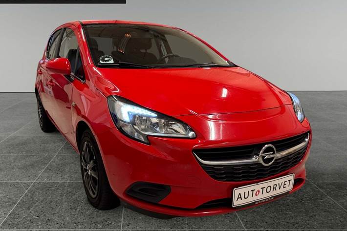 Rød Opel Corsa fra 2019