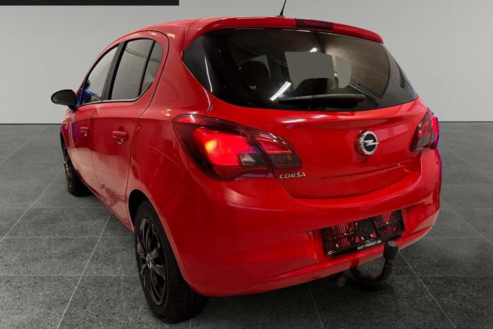 Rød Opel Corsa fra 2019