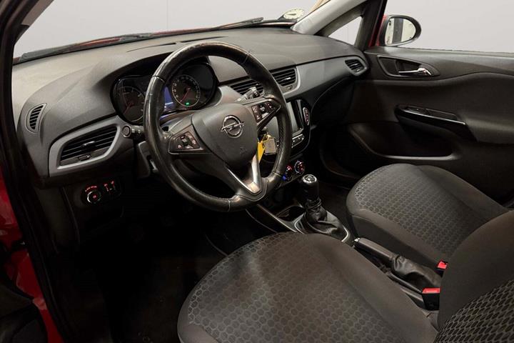 Rød Opel Corsa fra 2019
