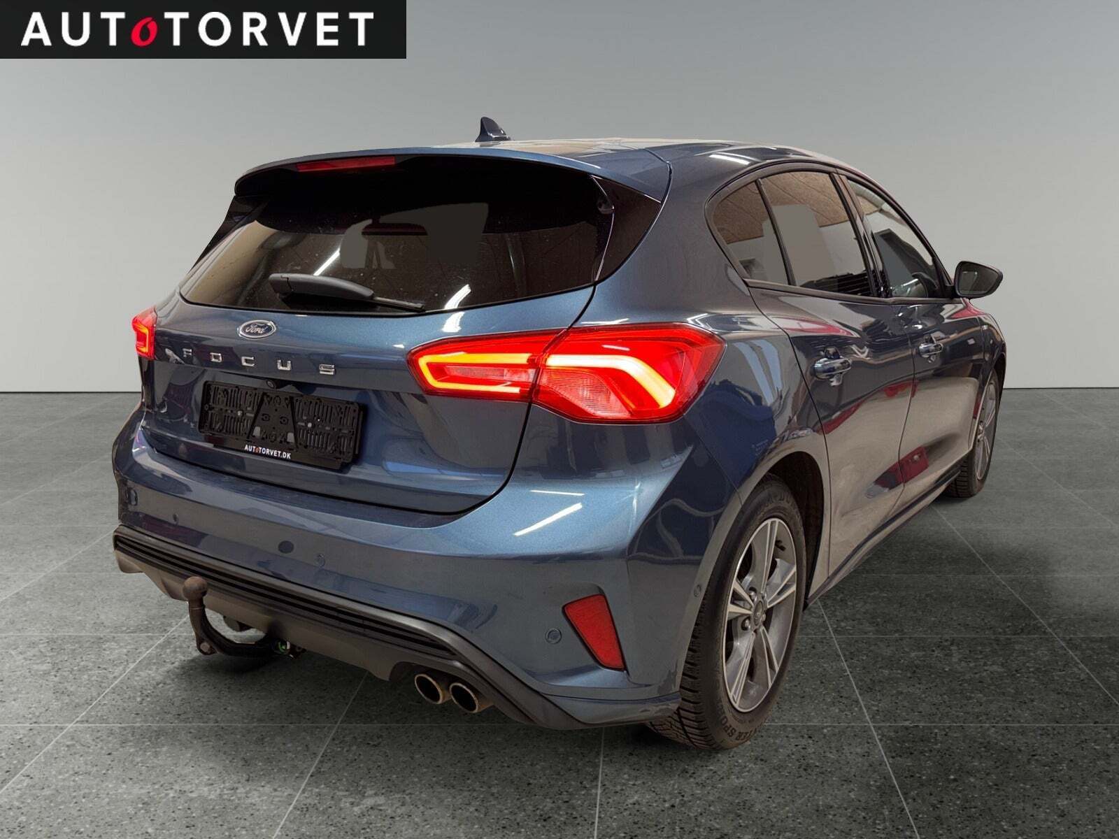 Blå Ford Focus fra 2020