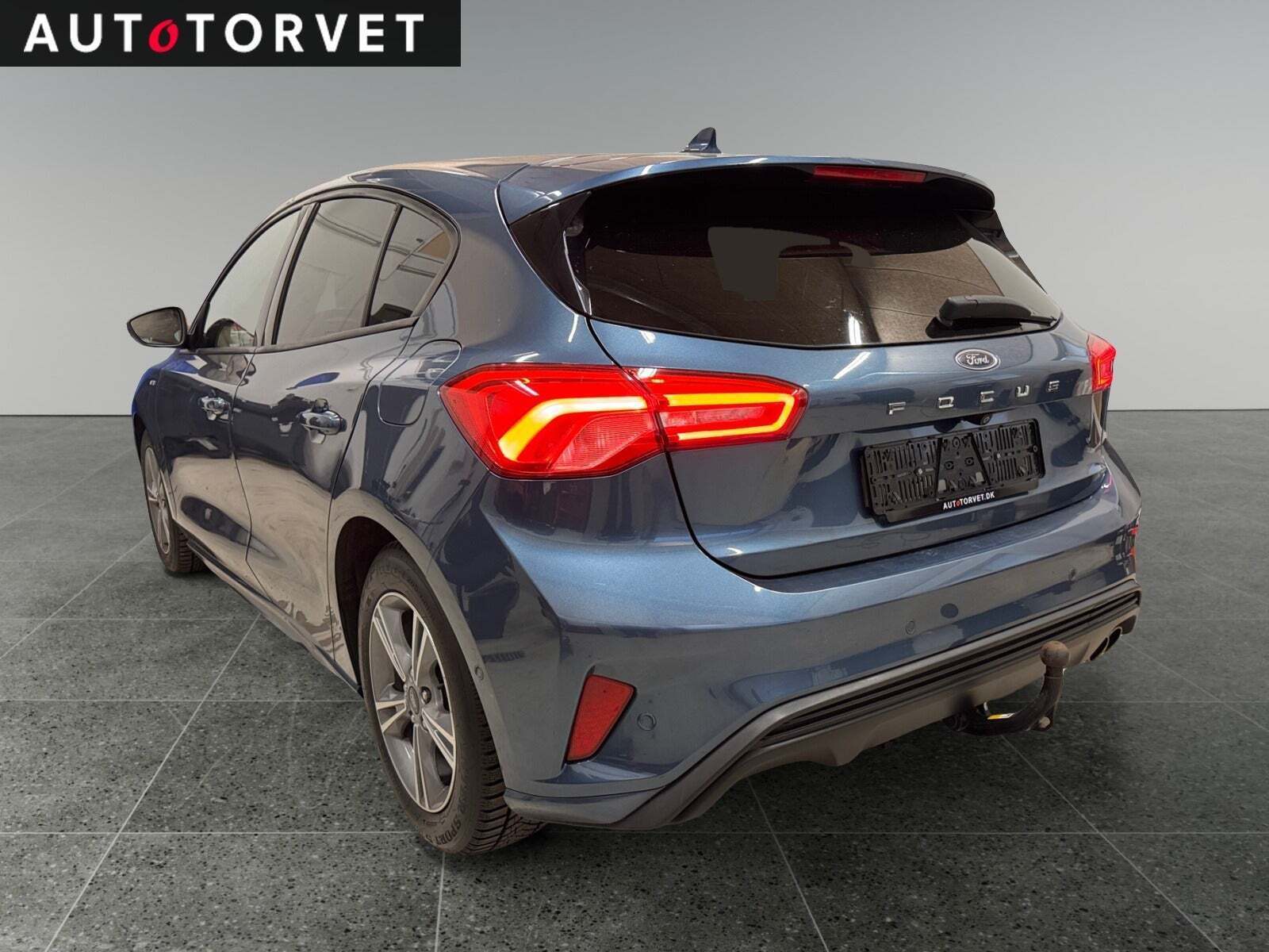 Blå Ford Focus fra 2020