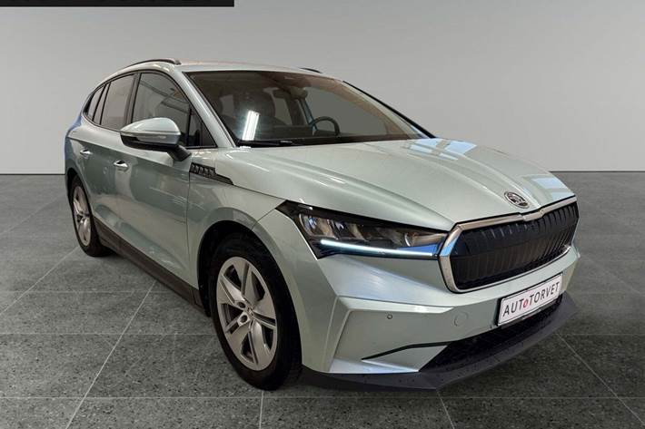 Turquoise Skoda Enyaq fra 2021