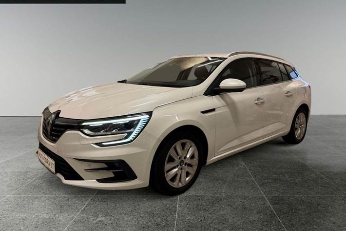 Hvid Renault Megane IV fra 2020 set udefra
