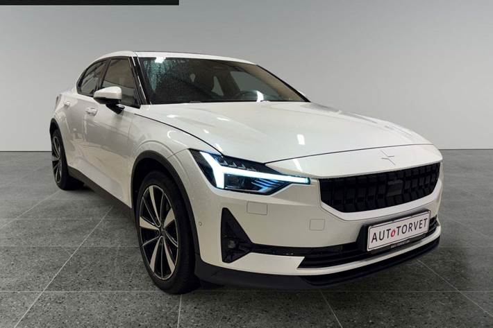 Hvid Polestar 2 fra 2021