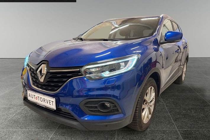 Blå Renault Kadjar fra 2019 set udefra