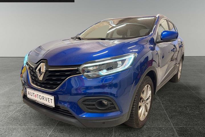 Blå Renault Kadjar fra 2019 set udefra